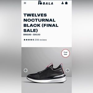 Bala : Twelves Nocturnal Black Wmns Sz9 - image 1